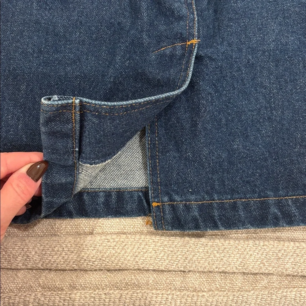 Vintage '80s Gap 100% Cotton Denim Pencil Skirt‎ Size 5/6